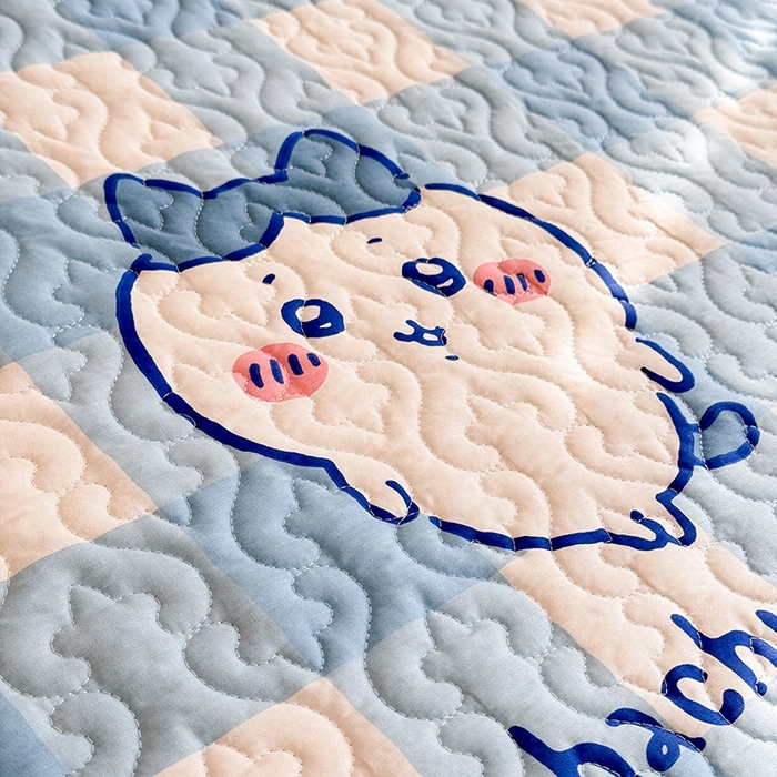 91家纺网 家纺一手货源 找家纺 （总）美达家纺 2026新款正版授权吉伊卡哇全棉床褥床盖单品床盖床盖单件（可定制）