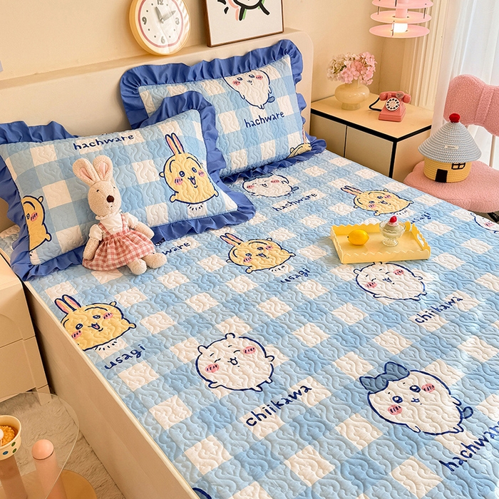 91家纺网 家纺一手货源 找家纺 （总）美达家纺 2026新款正版授权吉伊卡哇全棉床褥床盖单品床盖床盖单件（可定制）