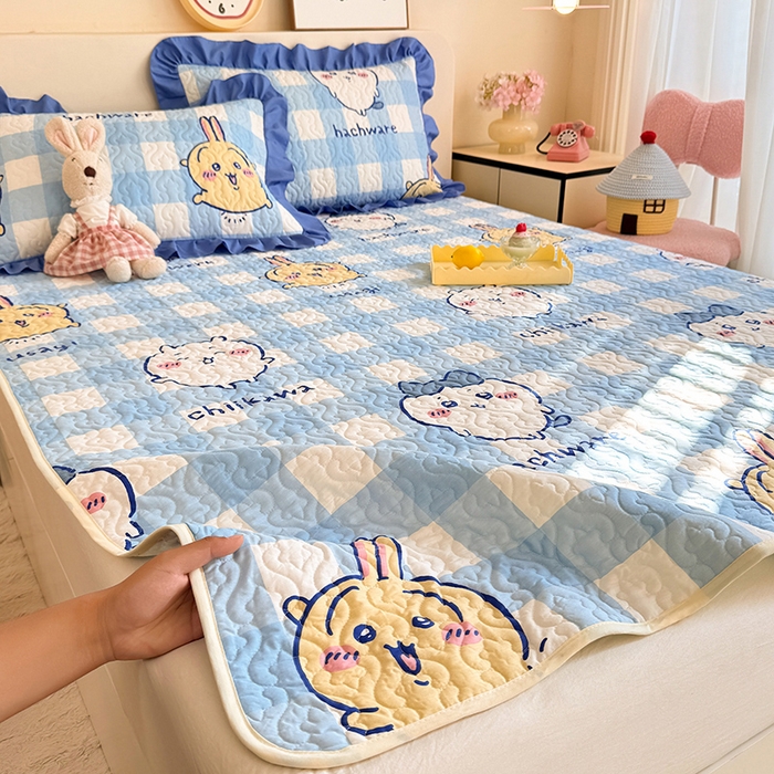 91家纺网 家纺一手货源 找家纺 （总）美达家纺 2026新款正版授权吉伊卡哇全棉床褥床盖单品床盖床盖单件（可定制）