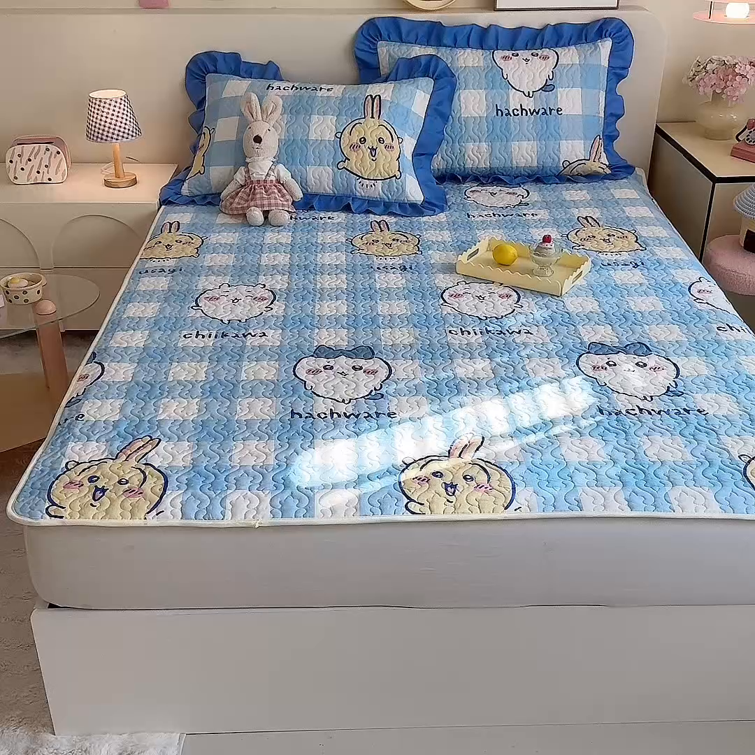 91家纺网 家纺一手货源 找家纺 （总）美达家纺 2026新款正版授权吉伊卡哇全棉床褥床盖单品床盖床盖单件（可定制）