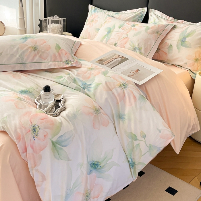 91家纺网 家纺一手货源 找家纺 （总）艾迪尚家纺 2026新款133X76宽幅全棉纯棉印花四件套（有单品 可定制）