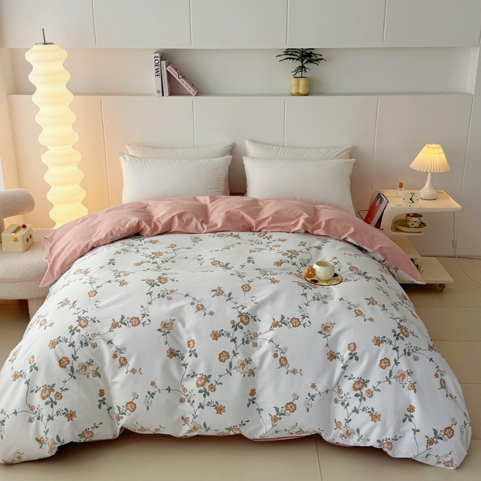 91家纺网 家纺一手货源 找家纺 艾迪尚家纺 2026新款133X76宽幅全棉纯棉印花四件套（有单品 可定制） 锦夏