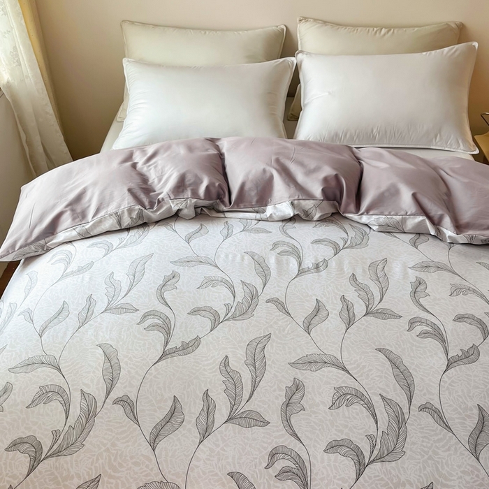 91家纺网 家纺一手货源 找家纺 艾迪尚家纺 2026新款133X76宽幅全棉纯棉印花四件套（有单品 可定制） 落落晨光