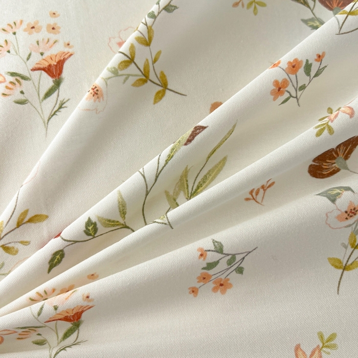 91家纺网 家纺一手货源 找家纺 艾迪尚家纺 2026新款133X76宽幅全棉纯棉印花四件套（有单品 可定制） 萌动-绿