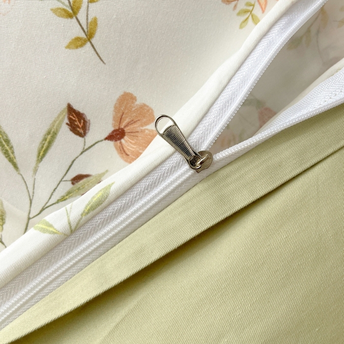 91家纺网 家纺一手货源 找家纺 艾迪尚家纺 2026新款133X76宽幅全棉纯棉印花四件套（有单品 可定制） 萌动-绿