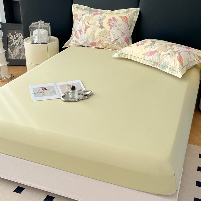 91家纺网 家纺一手货源 找家纺 艾迪尚家纺 2026新款133X76宽幅全棉纯棉印花四件套（有单品 可定制） 霓裳-黄