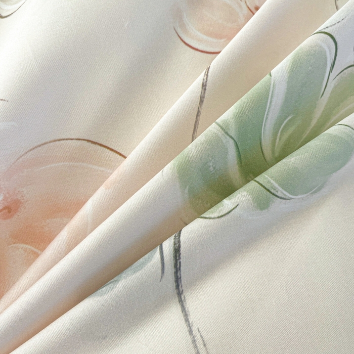 91家纺网 家纺一手货源 找家纺 艾迪尚家纺 2026新款133X76宽幅全棉纯棉印花四件套（有单品 可定制） 盛夏-绿