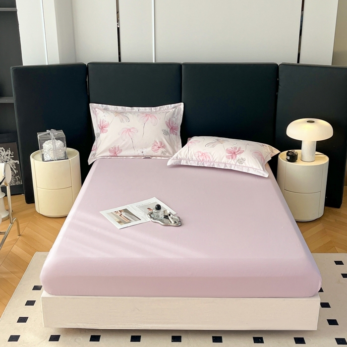 91家纺网 家纺一手货源 找家纺 艾迪尚家纺 2026新款133X76宽幅全棉纯棉印花四件套（有单品 可定制） 盛夏-紫