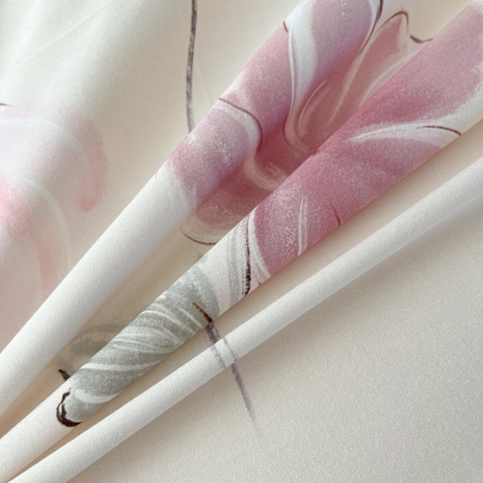 91家纺网 家纺一手货源 找家纺 艾迪尚家纺 2026新款133X76宽幅全棉纯棉印花四件套（有单品 可定制） 盛夏-紫