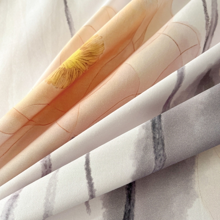 91家纺网 家纺一手货源 找家纺 艾迪尚家纺 2026新款133X76宽幅全棉纯棉印花四件套（有单品 可定制） 星荷-桔