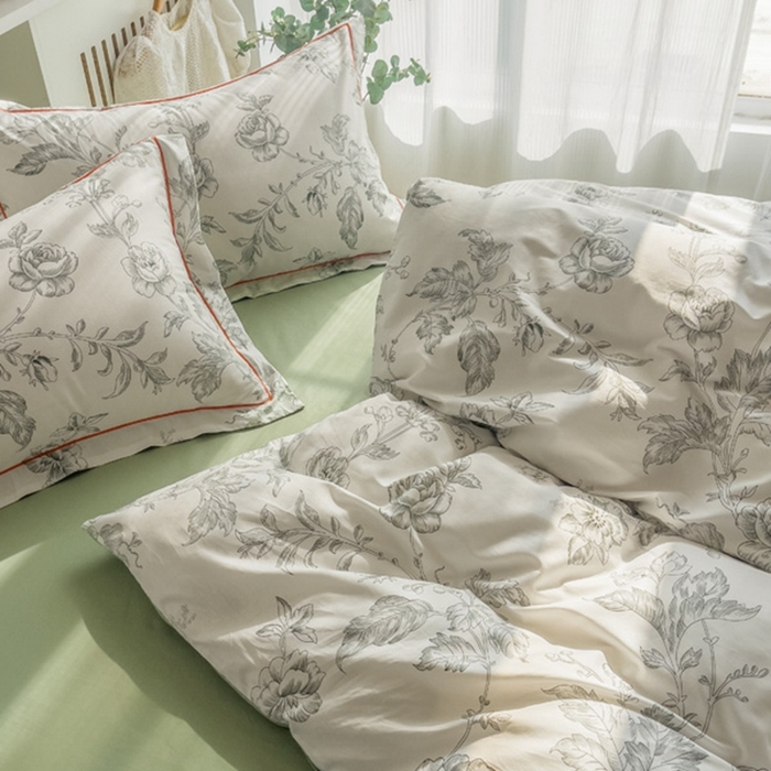 91家纺网 家纺一手货源 找家纺 艾迪尚家纺 2026新款133X76宽幅全棉纯棉印花四件套（有单品 可定制） 知意