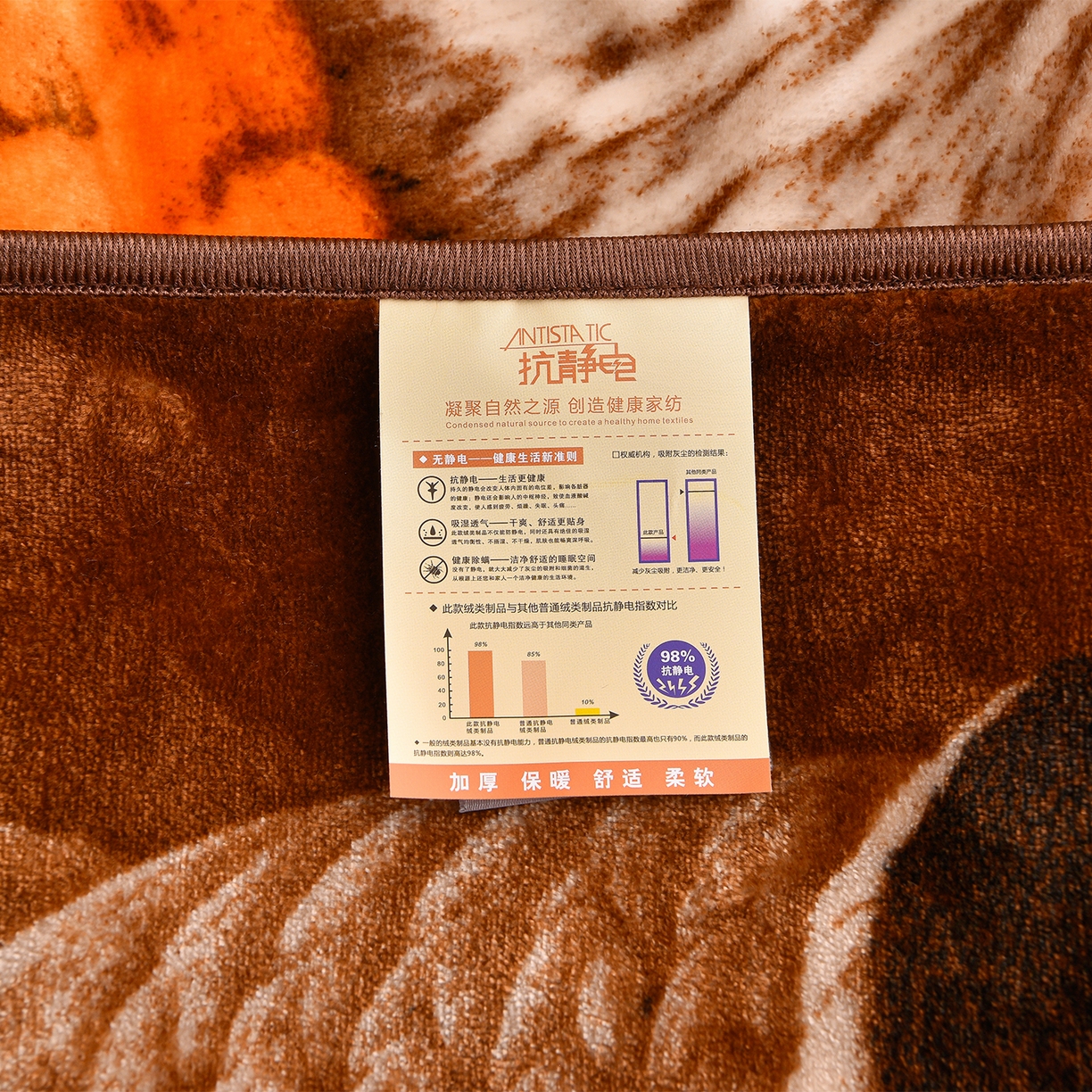 91家纺网 家纺一手货源 找家纺 博兰蒂 2025新款床裙款高克重牛奶绒印花四件套 可爱熊