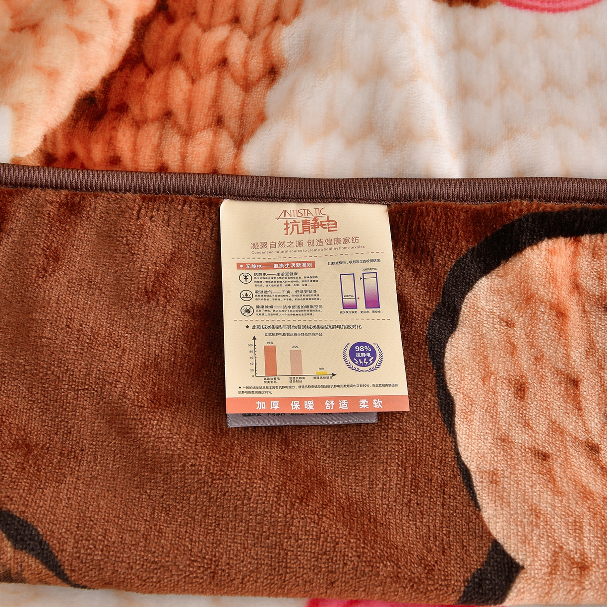 91家纺网 家纺一手货源 找家纺 博兰蒂 2025新款床裙款高克重牛奶绒印花四件套 旺柴