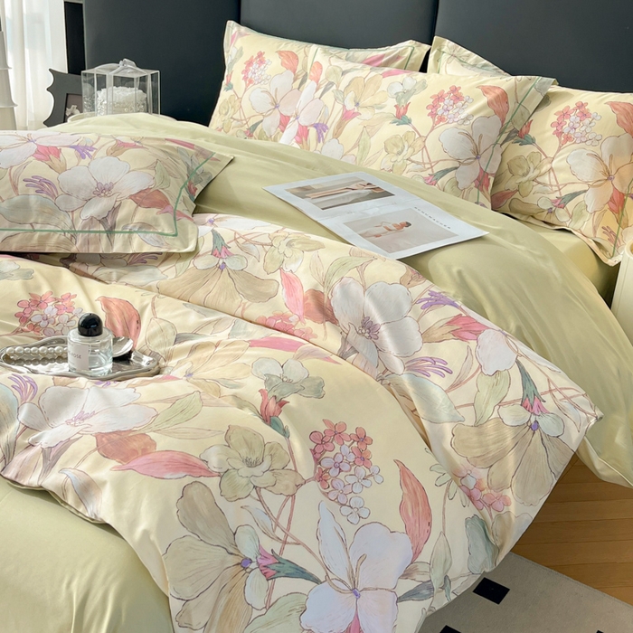 91家纺网 家纺一手货源 找家纺 （总）艾迪尚家纺 2026新款133X76宽幅全棉纯棉印花单品床笠 床笠单件