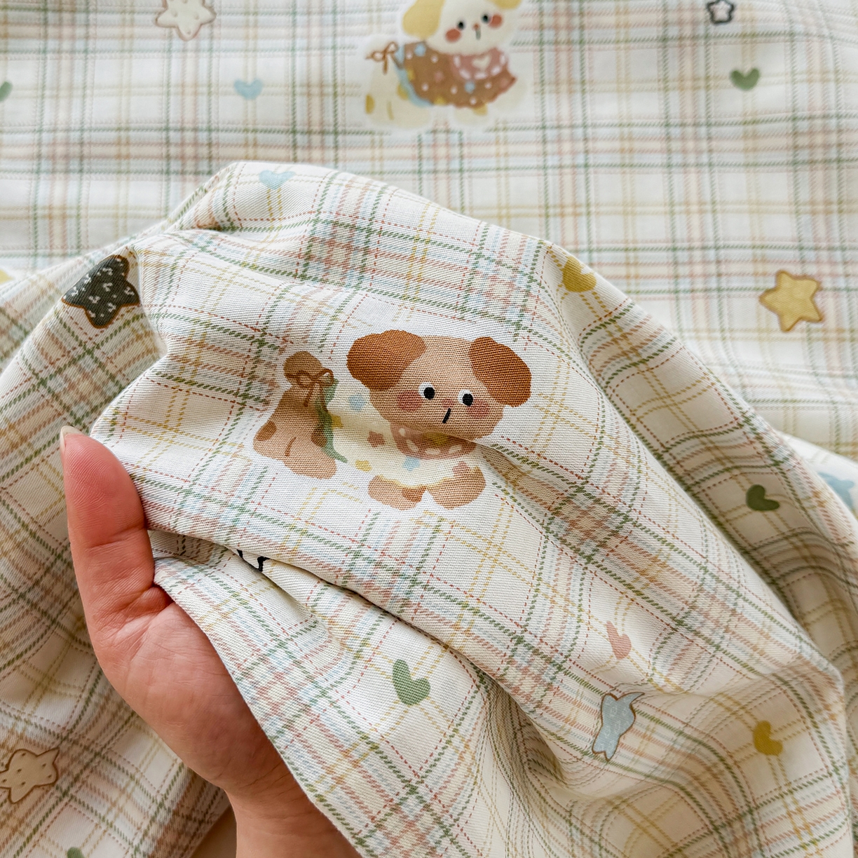 91家纺网 家纺一手货源 找家纺 尚帛 2026新款全棉时尚印花单床单 宠爱