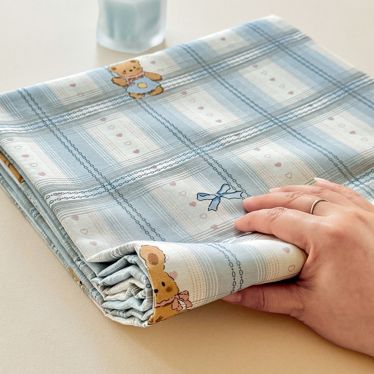 91家纺网 家纺一手货源 找家纺 尚帛 2026新款全棉时尚印花单床单 可可甜心