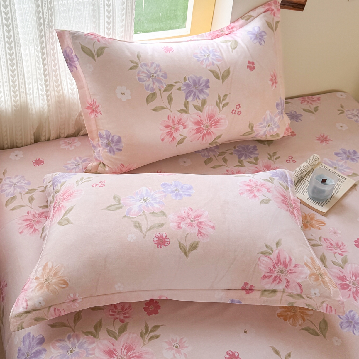 91家纺网 家纺一手货源 找家纺 尚帛 2026新款全棉时尚印花单床单 如玉如兰