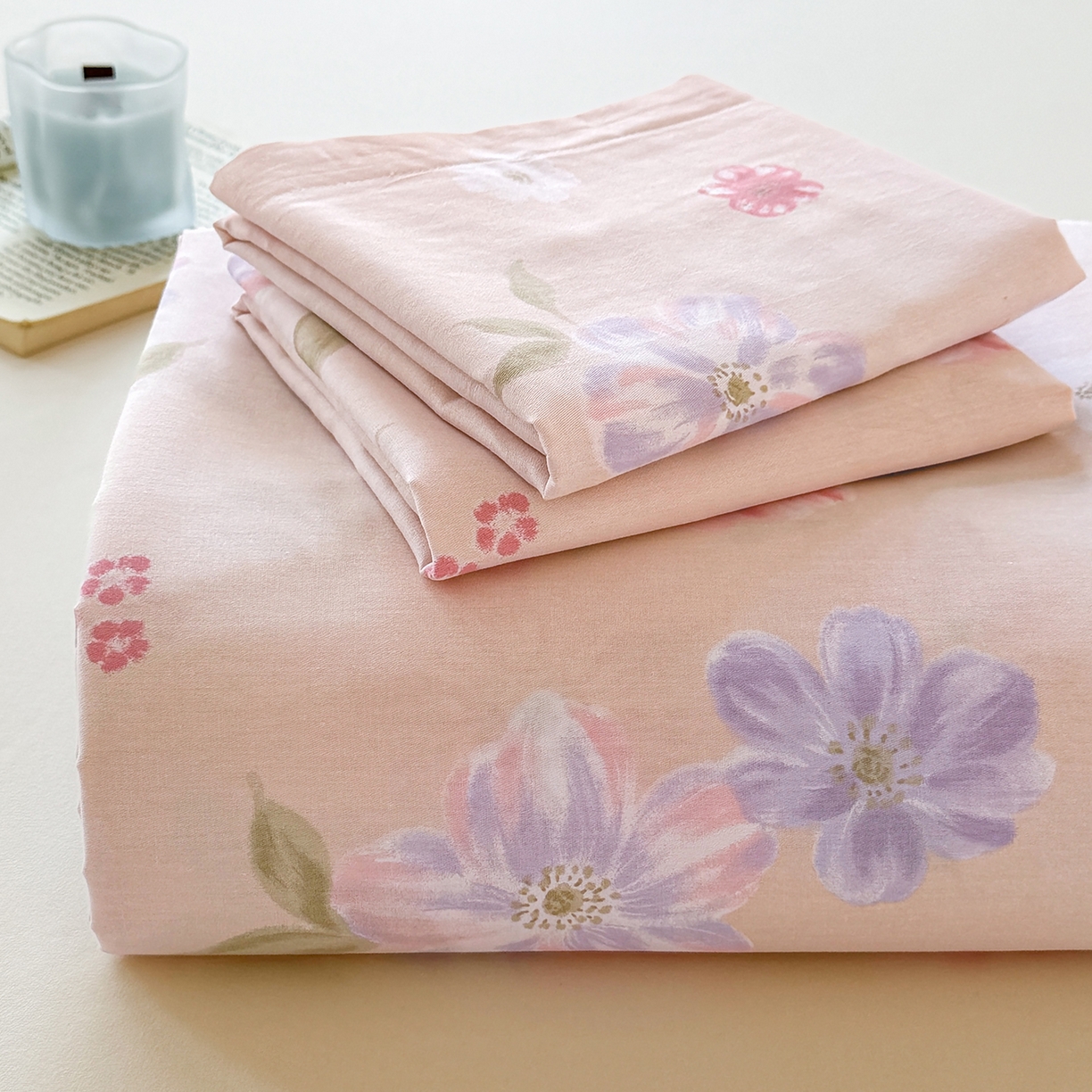 91家纺网 家纺一手货源 找家纺 尚帛 2026新款全棉时尚印花单床单 如玉如兰