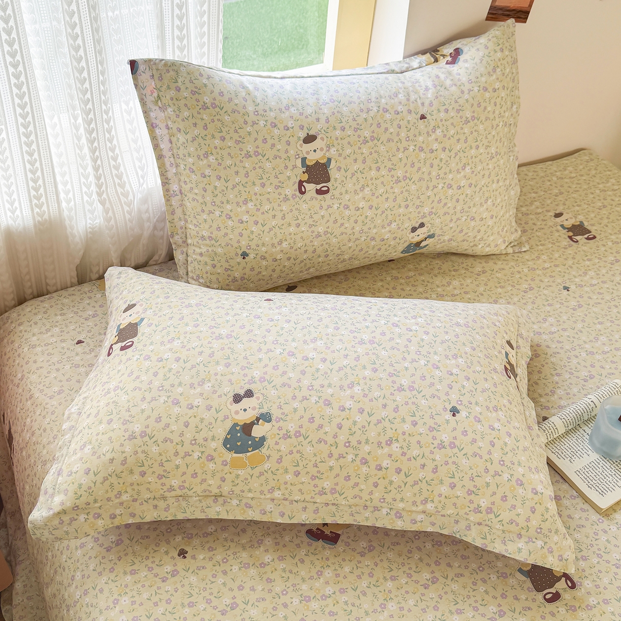 91家纺网 家纺一手货源 找家纺 尚帛 2026新款全棉时尚印花单床单 碎花学院