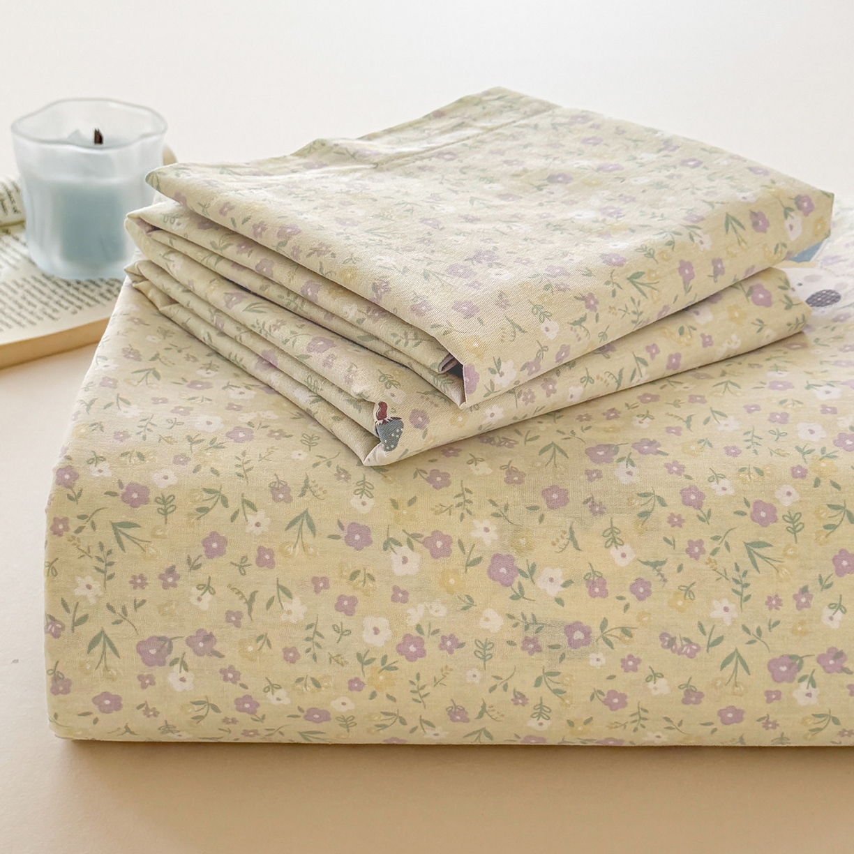 91家纺网 家纺一手货源 找家纺 尚帛 2026新款全棉时尚印花单床单 碎花学院