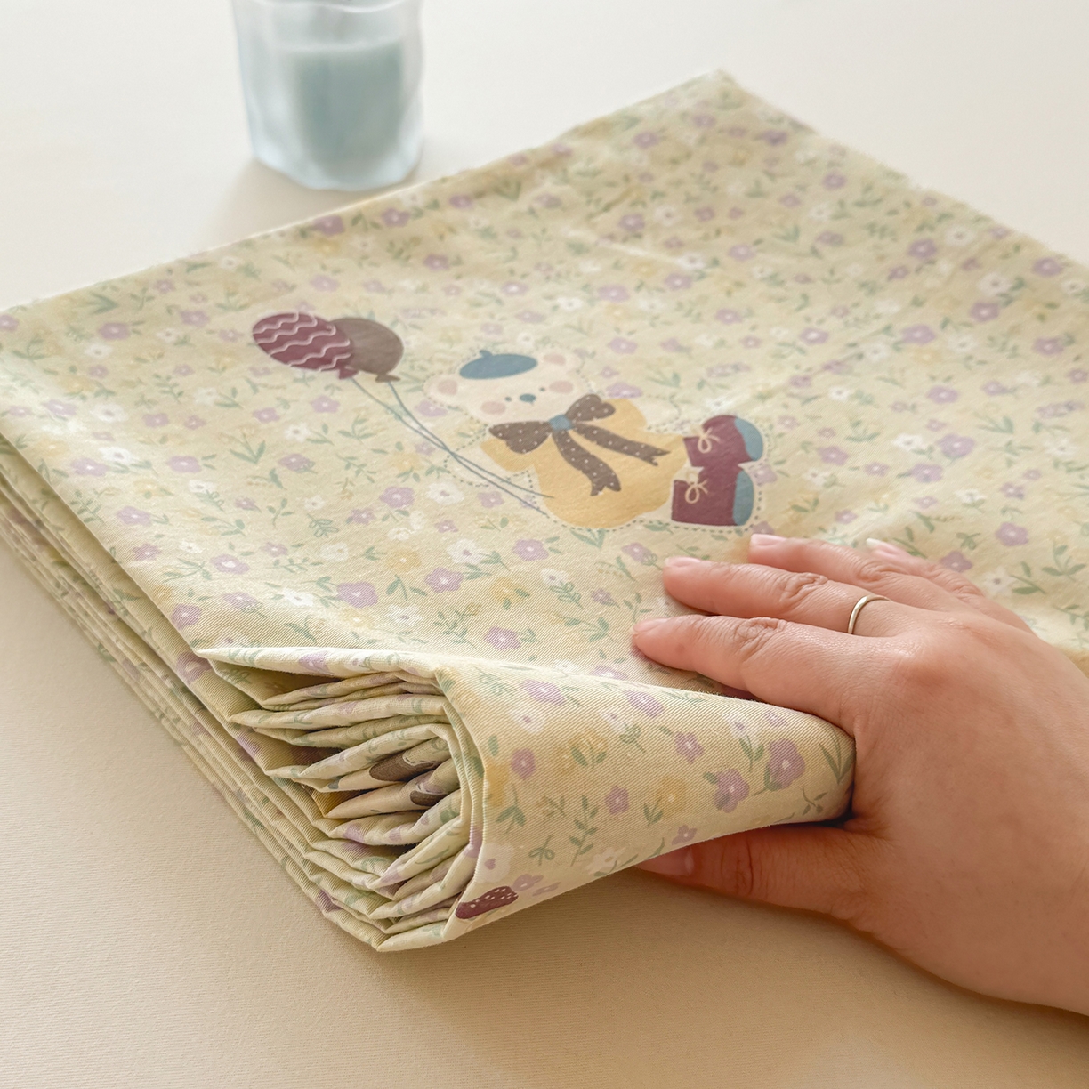 91家纺网 家纺一手货源 找家纺 尚帛 2026新款全棉时尚印花单床单 碎花学院