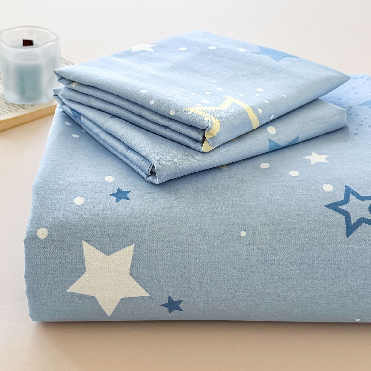 91家纺网 家纺一手货源 找家纺 尚帛 2026新款全棉时尚印花单床单 五星集