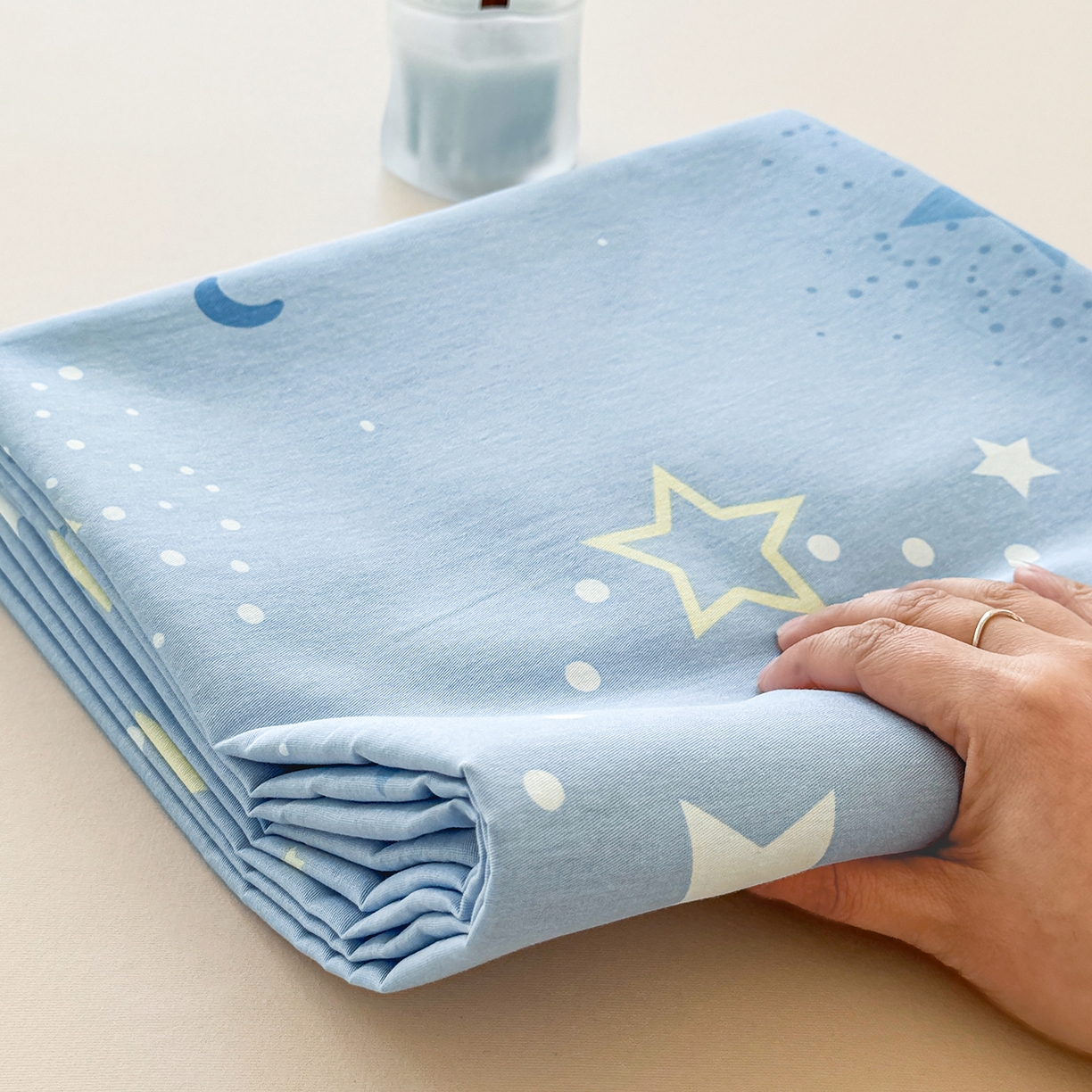 91家纺网 家纺一手货源 找家纺 尚帛 2026新款全棉时尚印花单床单 五星集