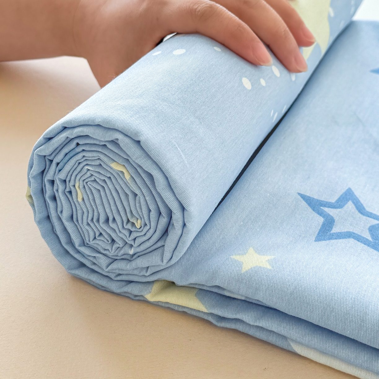 91家纺网 家纺一手货源 找家纺 尚帛 2026新款全棉时尚印花单床单 五星集