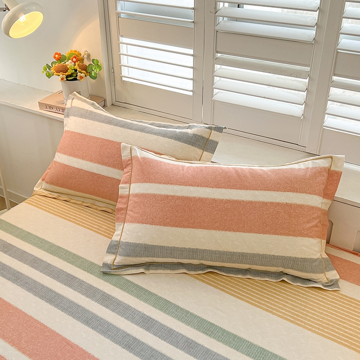 91家纺网 家纺一手货源 找家纺 （总）名优家纺 2026新款60S13374高支密全棉印花纯色单枕套