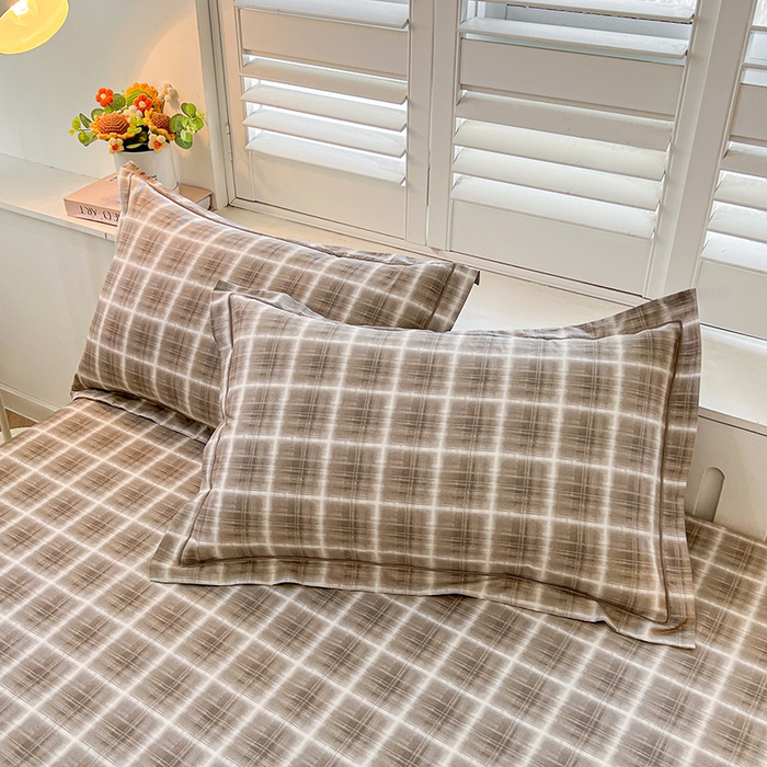 91家纺网 家纺一手货源 找家纺 （总）名优家纺 2026新款60S13374高支密全棉印花纯色单枕套