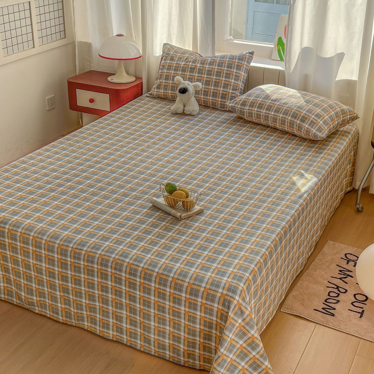 91家纺网 家纺一手货源 找家纺 （总）思诺羽床笠 2026新款云感双层纱床单系列