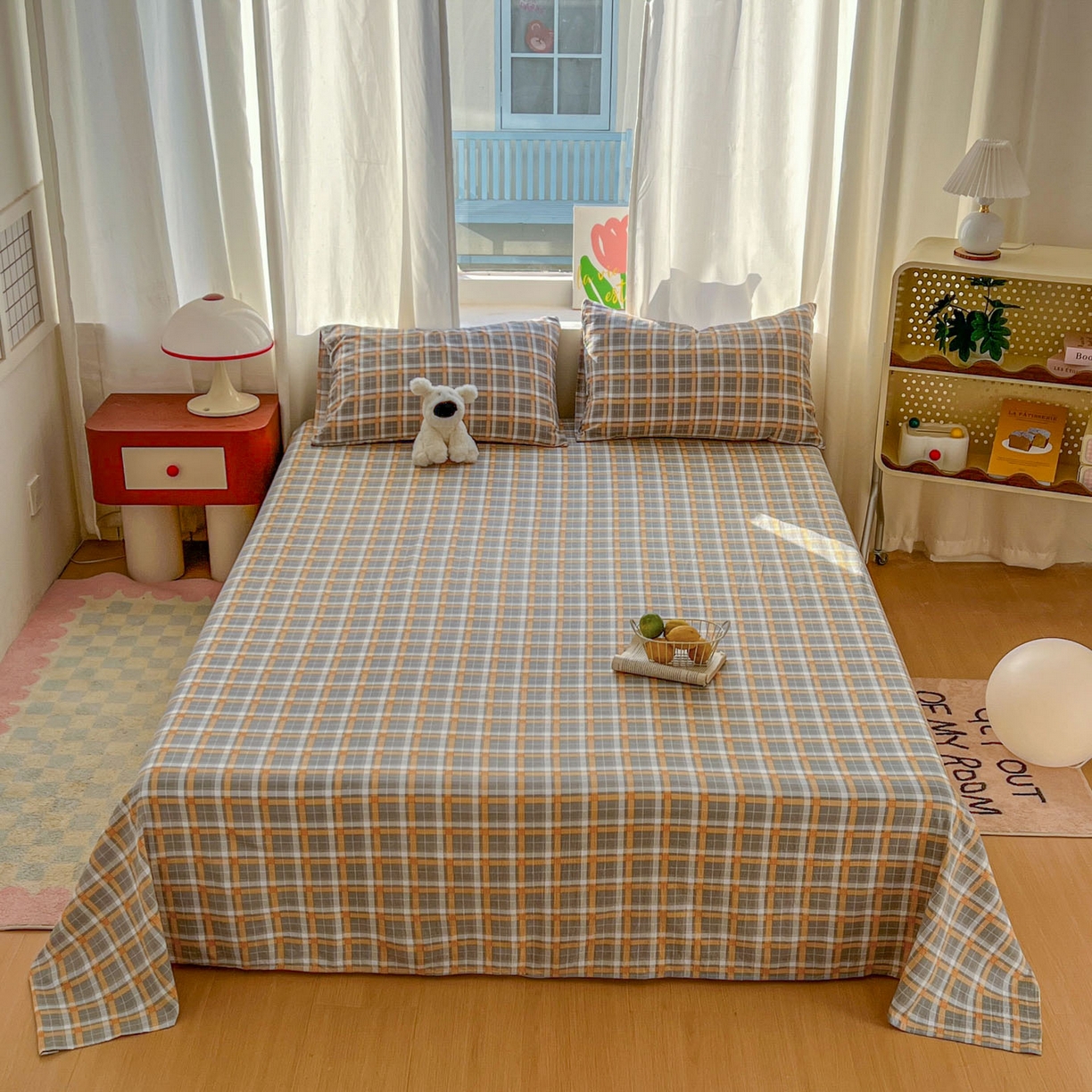 91家纺网 家纺一手货源 找家纺 （总）思诺羽床笠 2026新款云感双层纱床单系列