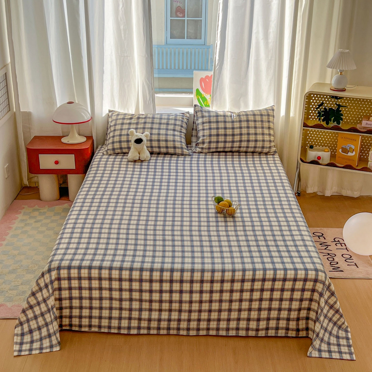 91家纺网 家纺一手货源 找家纺 （总）思诺羽床笠 2026新款云感双层纱床单系列