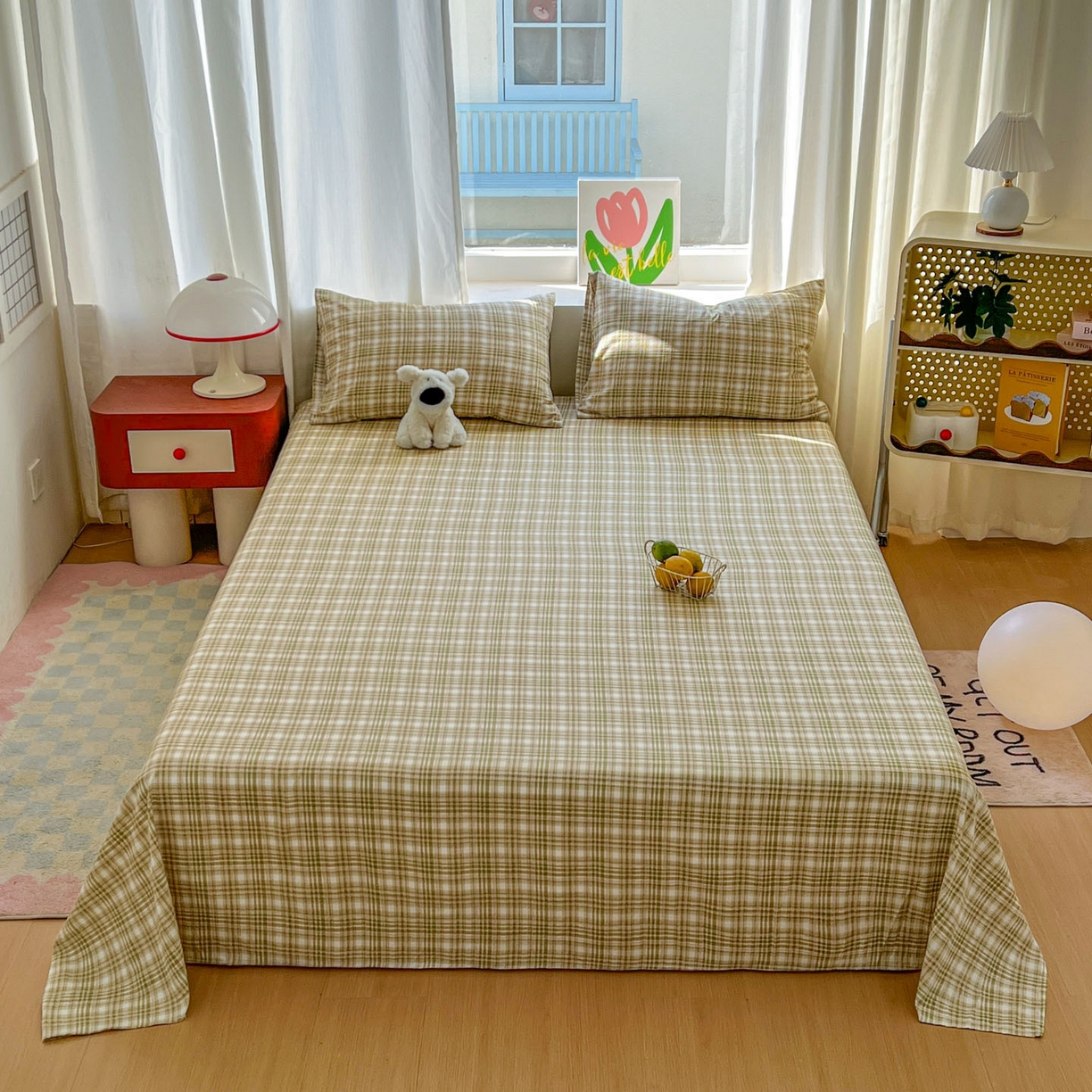 91家纺网 家纺一手货源 找家纺 （总）思诺羽床笠 2026新款云感双层纱床单系列