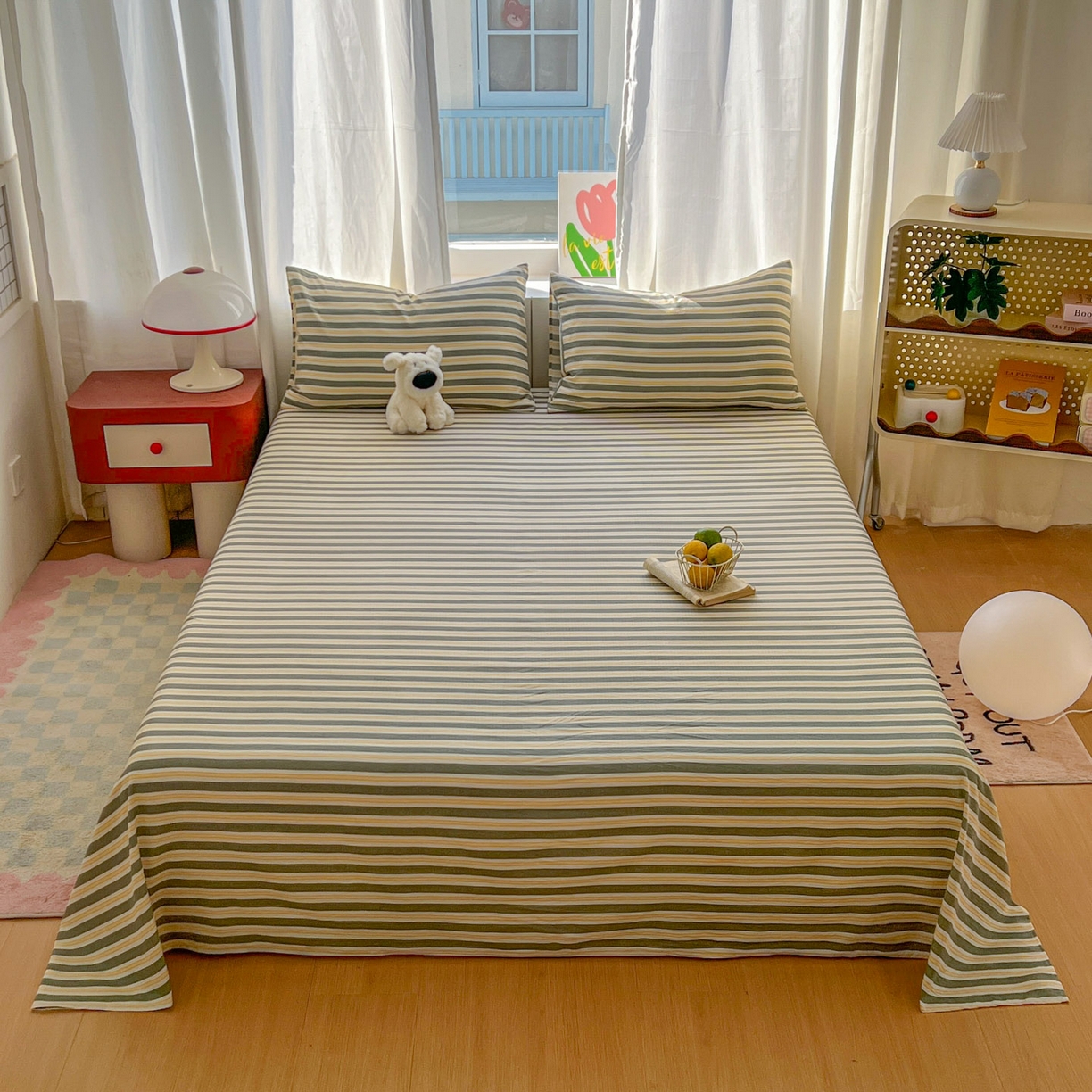 91家纺网 家纺一手货源 找家纺 （总）思诺羽床笠 2026新款云感双层纱床单系列