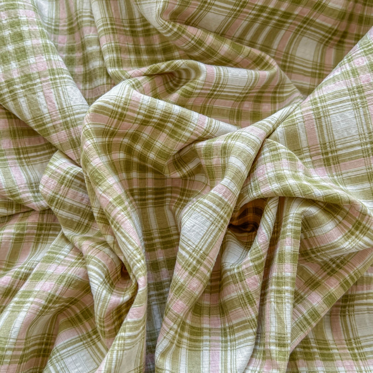 91家纺网 家纺一手货源 找家纺 思诺羽床笠 2026新款云感双层纱床单系列 布莱格-绿