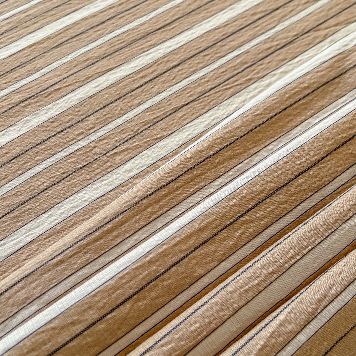 91家纺网 家纺一手货源 找家纺 思诺羽床笠 2026新款云感双层纱床单系列 流年-橙