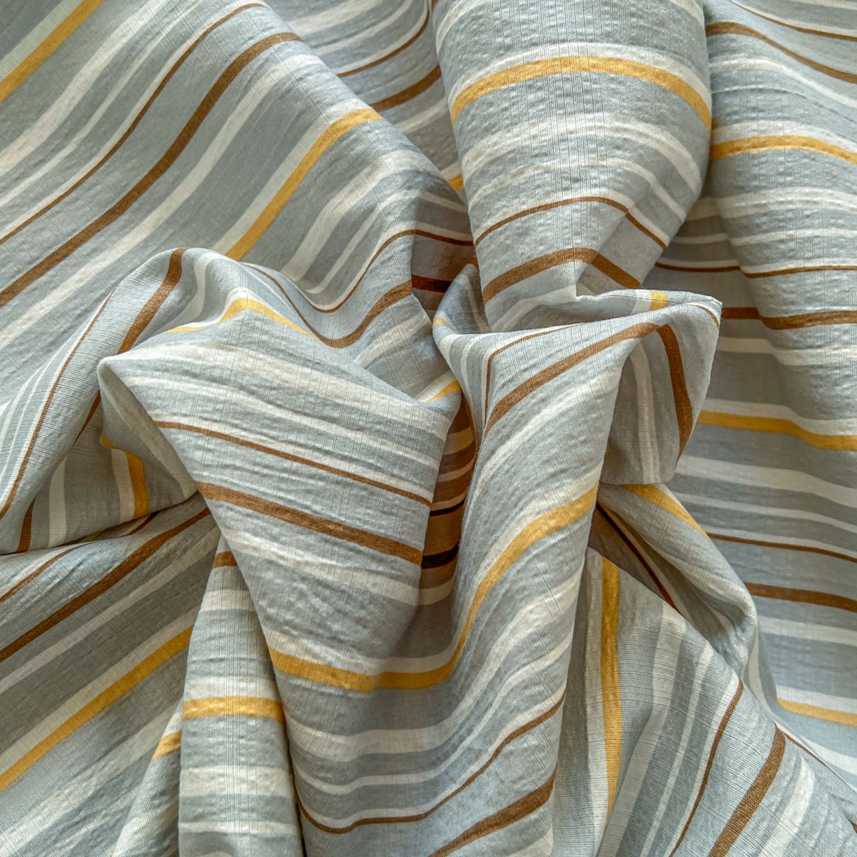 91家纺网 家纺一手货源 找家纺 思诺羽床笠 2026新款云感双层纱床单系列 流年-蓝