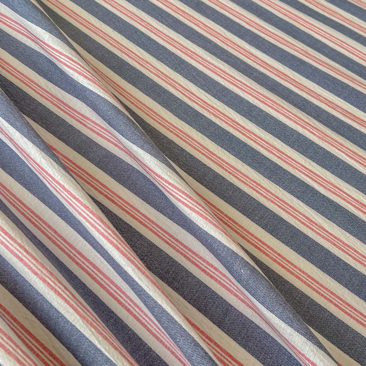 91家纺网 家纺一手货源 找家纺 思诺羽床笠 2026新款云感双层纱床单系列 细川-蓝