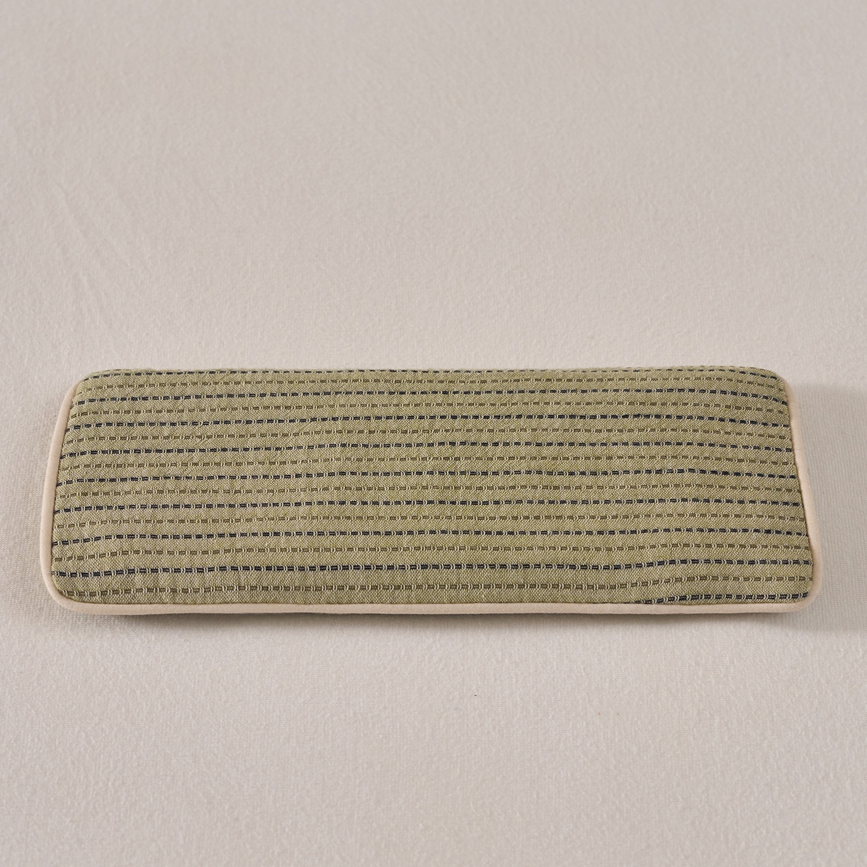 91家纺网 家纺一手货源 找家纺 乐可 2025新款全棉3D编织草本重力眼罩决明子薰衣草眼罩 草本重力眼罩-绿 【单只】