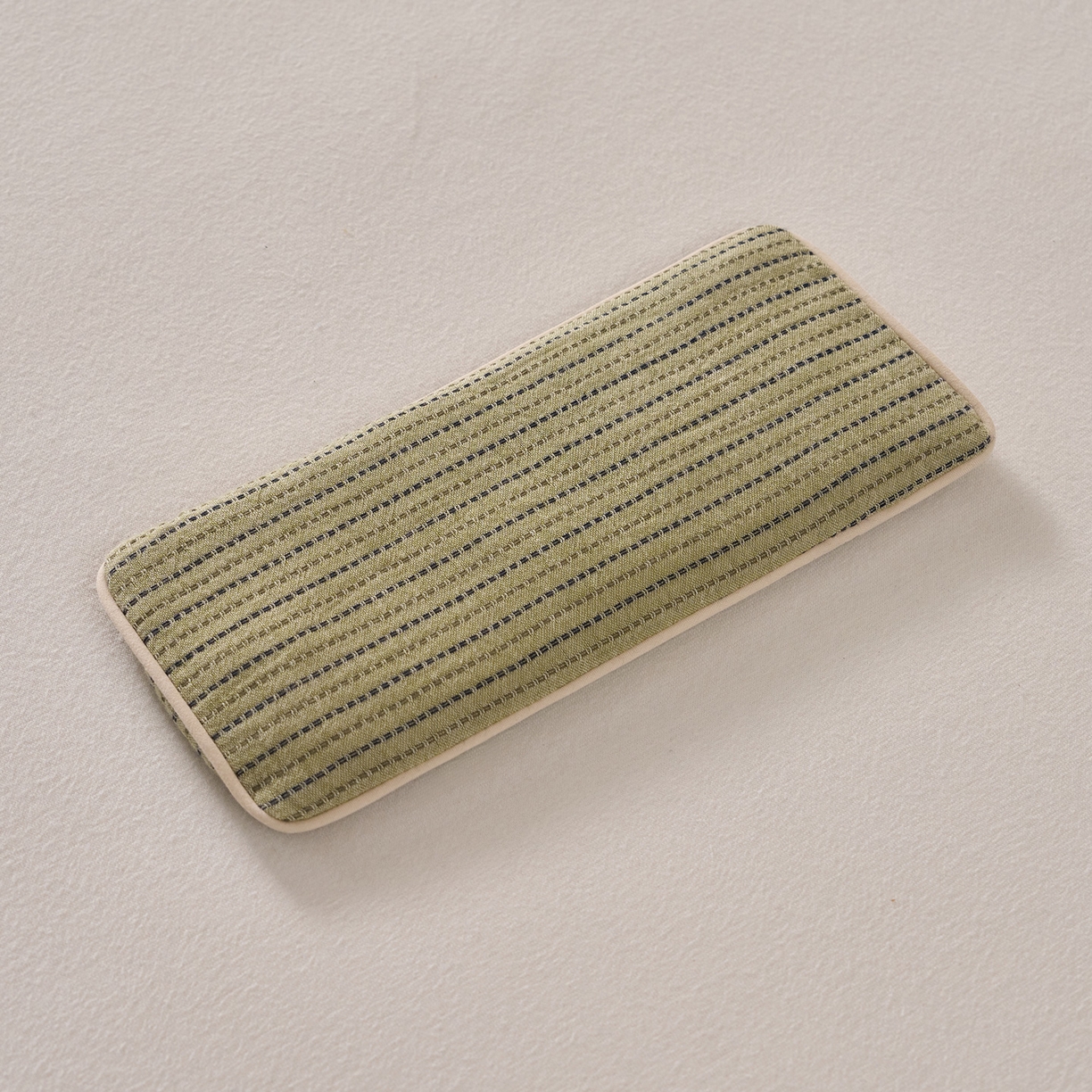 91家纺网 家纺一手货源 找家纺 乐可 2025新款全棉3D编织草本重力眼罩决明子薰衣草眼罩 草本重力眼罩-绿 【单只】