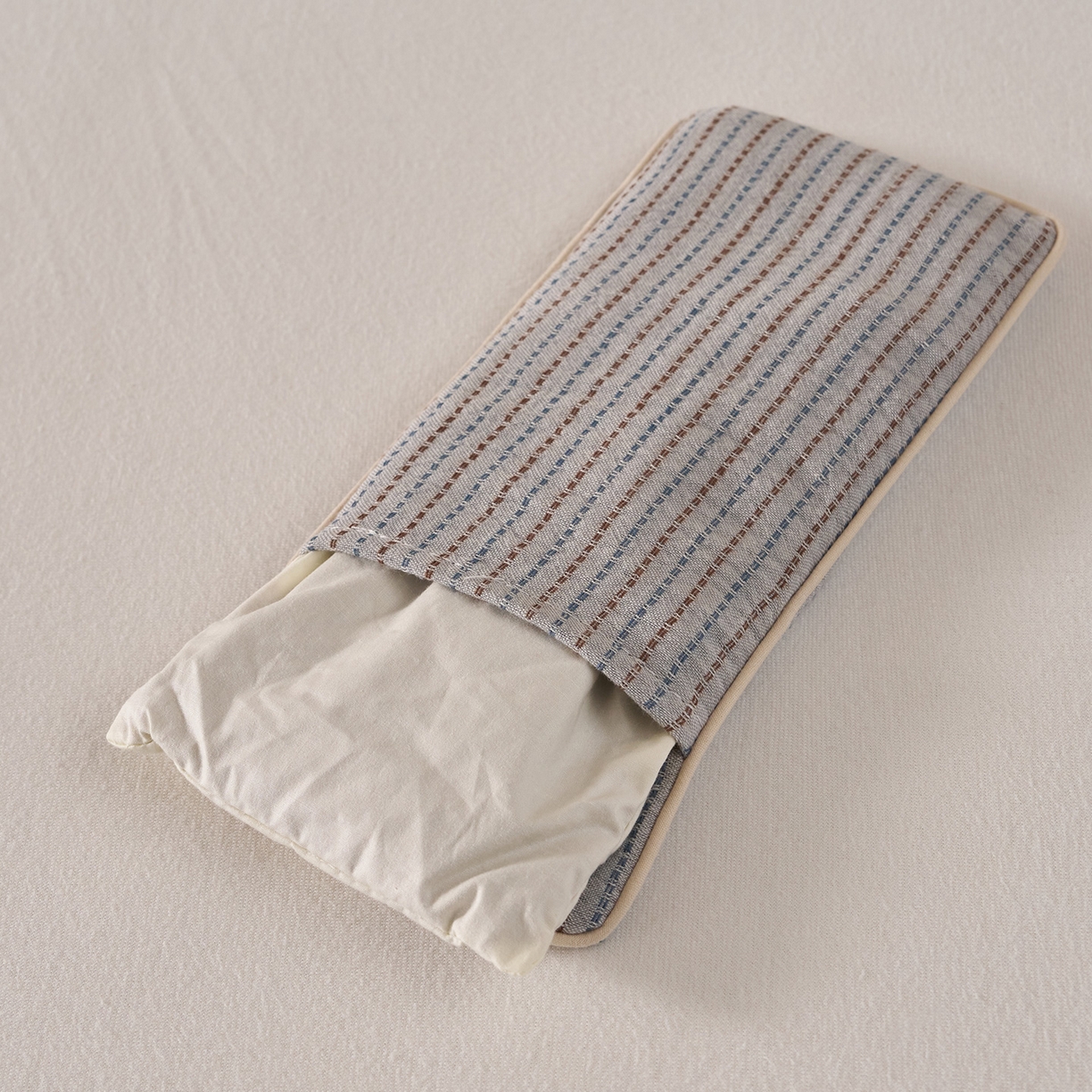 91家纺网 家纺一手货源 找家纺 乐可 2025新款全棉3D编织草本重力眼罩决明子薰衣草眼罩 草本重力眼罩-兰 【一对】