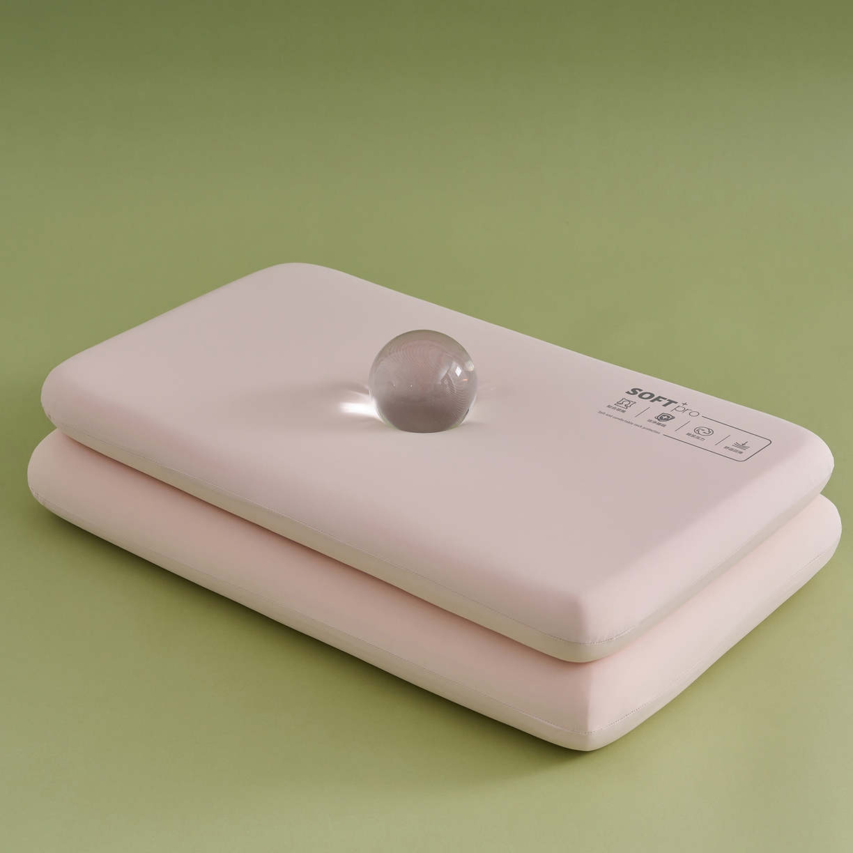 91家纺网 家纺一手货源 找家纺 乐可 2025新款深睡云感记忆枕零压记忆棉慢回弹枕头枕芯 深睡云感枕-S6粉