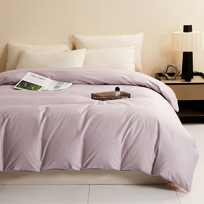 91家纺网 家纺一手货源 找家纺 名优家纺 2026新款全棉纯棉单被套被套单件 加仑紫