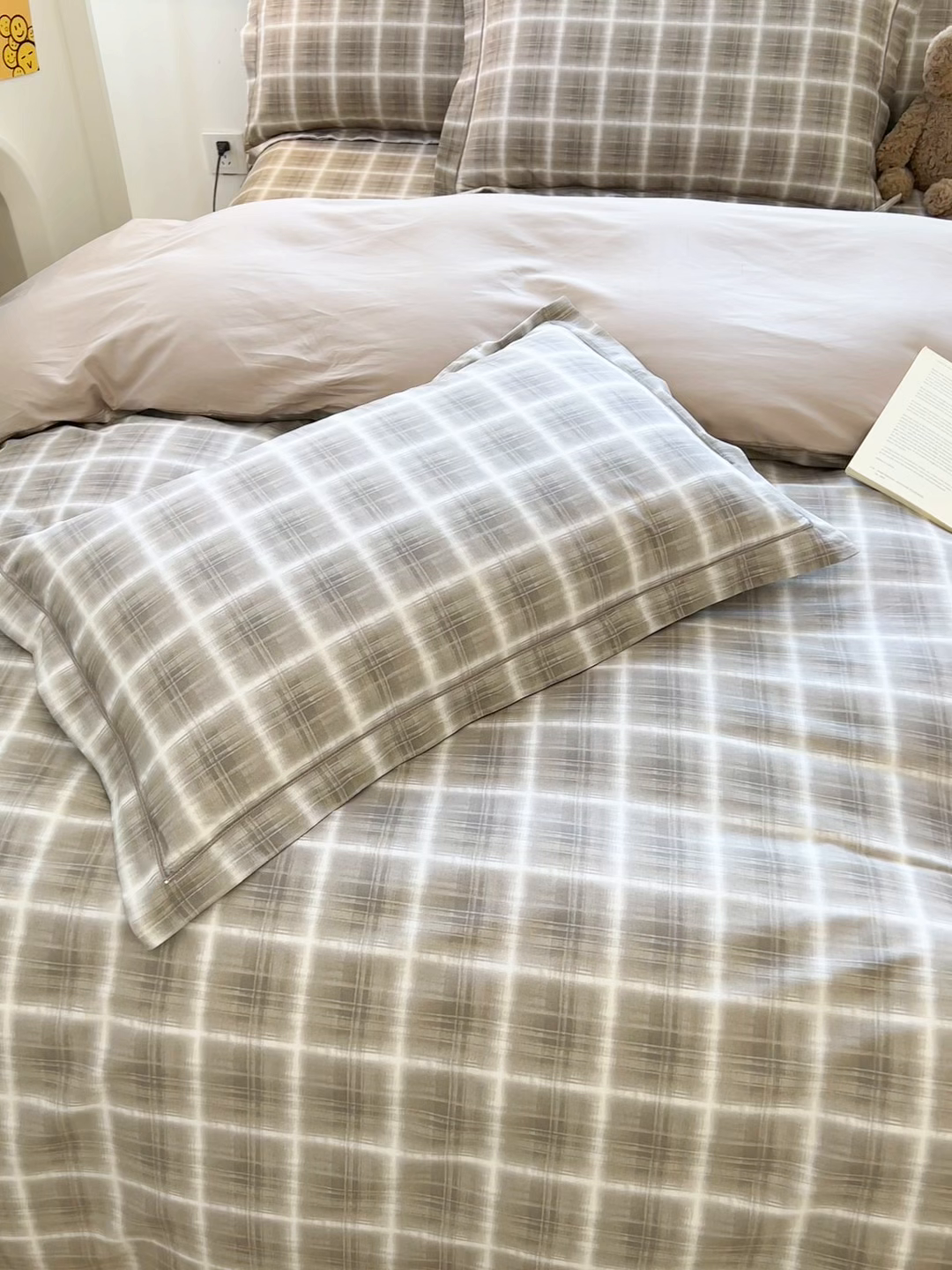 91家纺网 家纺一手货源 找家纺 名优家纺 2026新款全棉纯棉单被套被套单件 软麻-咖