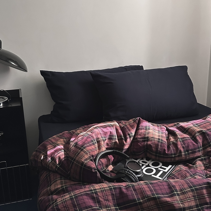 91家纺网 家纺一手货源 找家纺 （总）柚可家居 2026年色织水洗套件-理想学院 控价 （券后标准不低于258元，加大不低于278元)