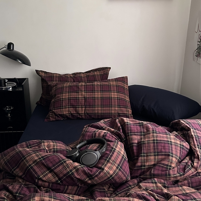 91家纺网 家纺一手货源 找家纺 （总）柚可家居 2026年色织水洗套件-理想学院 控价 （券后标准不低于258元，加大不低于278元)