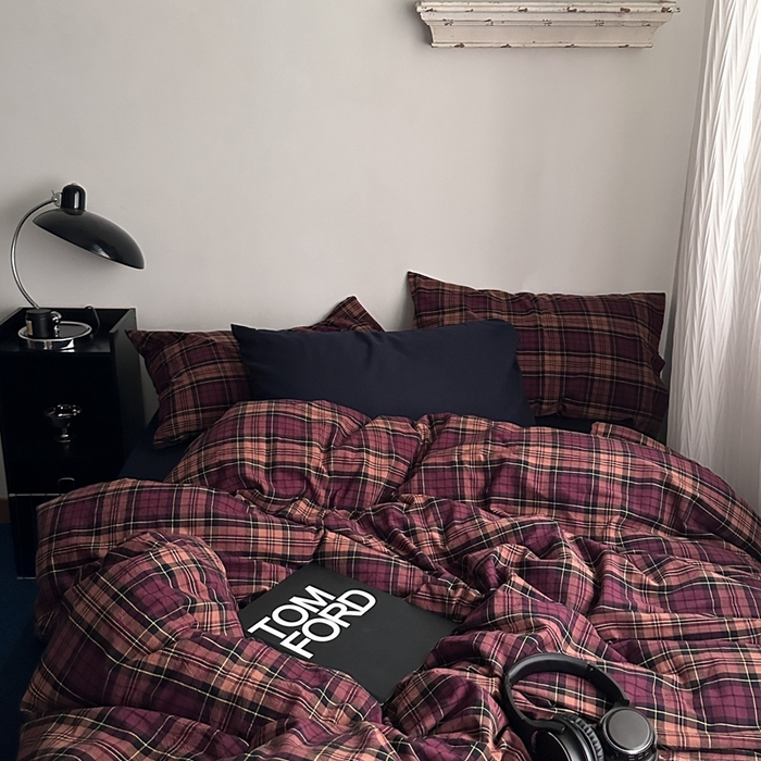 91家纺网 家纺一手货源 找家纺 （总）柚可家居 2026年色织水洗套件-理想学院 控价 （券后标准不低于258元，加大不低于278元)