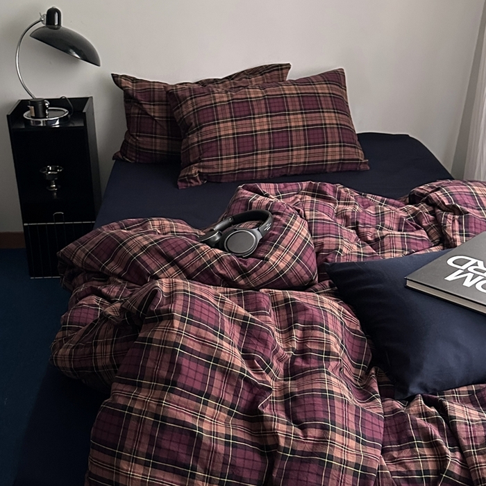 91家纺网 家纺一手货源 找家纺 （总）柚可家居 2026年色织水洗套件-理想学院 控价 （券后标准不低于258元，加大不低于278元)