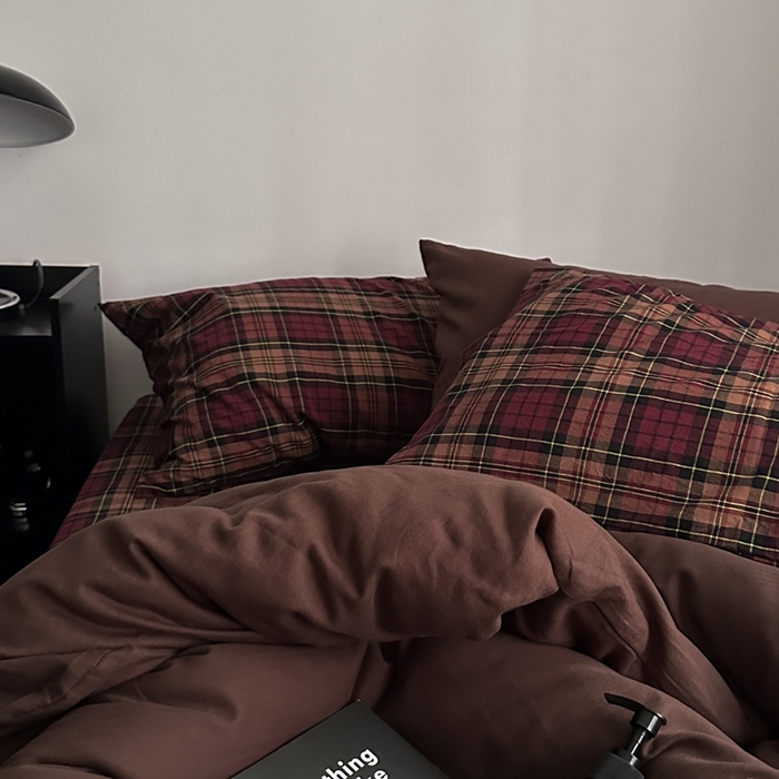 91家纺网 家纺一手货源 找家纺 （总）柚可家居 2026年色织水洗套件-琥珀情书 控价 （券后标准不低于258元，加大不低于278元）